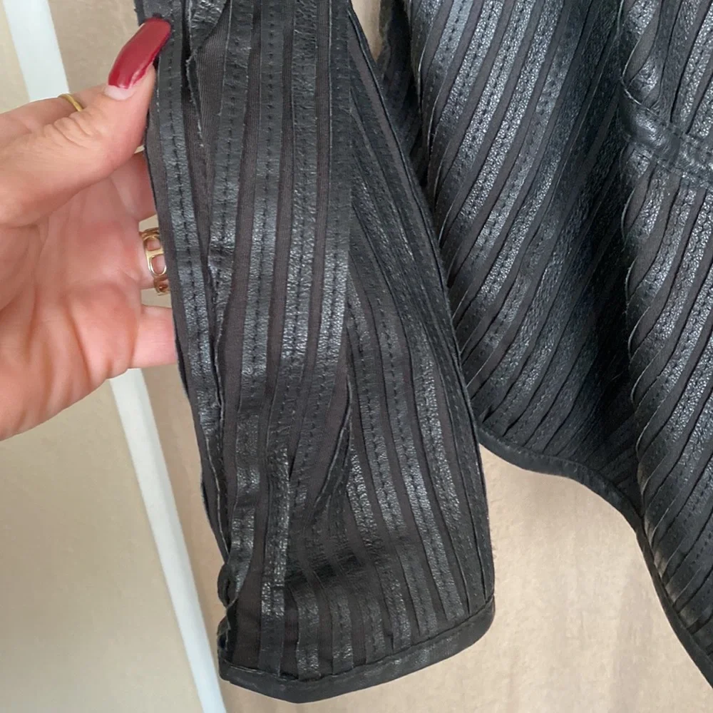 My Tribe Black Leather Jacket - Picture 7 of 16